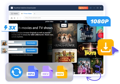  TuneFab VideOne Amazon Downloader Hero Image