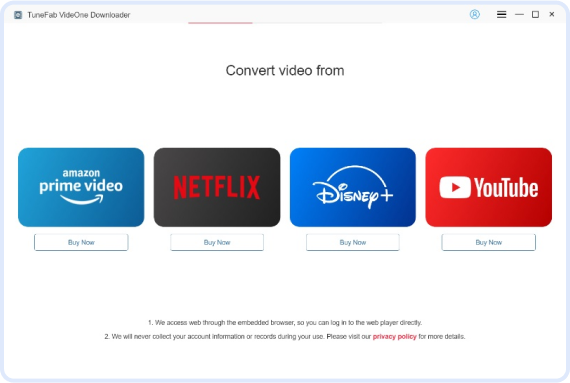 Select a Video Streaming Service