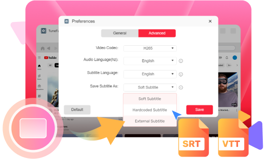 Save Video with Flexible Subtitle Options