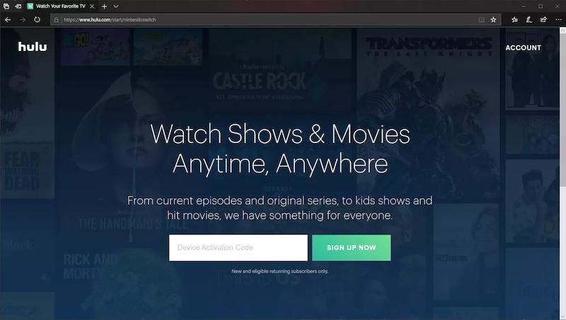 How to Activate Hulu on Switch