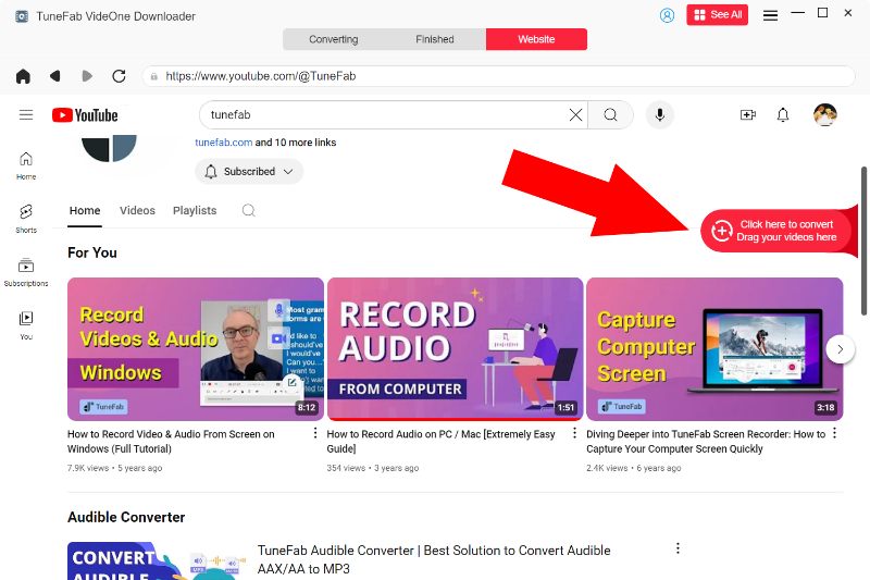 Add YouTube Channel to Download