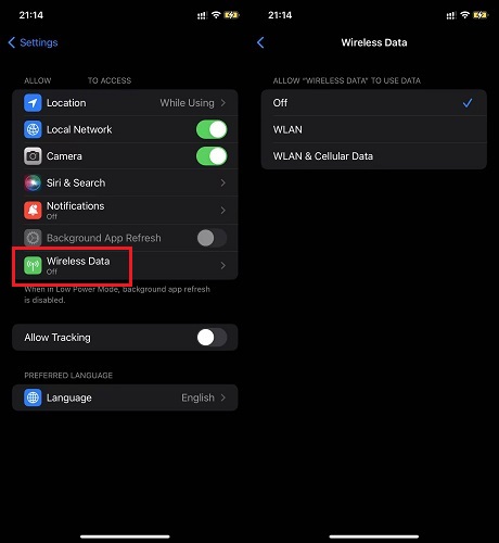 Block Netflix from Interface Access on iPhone