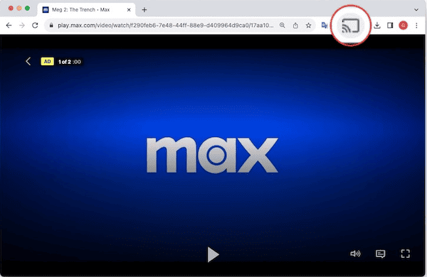 Cast HBO Max from PC or Mac