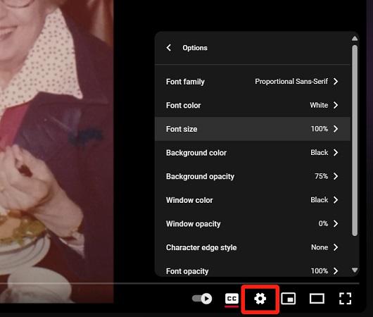 Change YouTube Subtitles Appearance