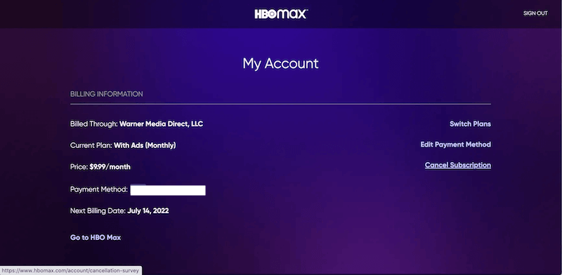 How to Check HBO Max Account Subscription