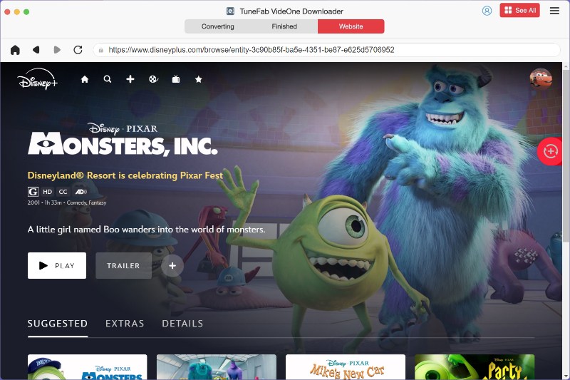 Add Disney Plus Movie to Download on Mac