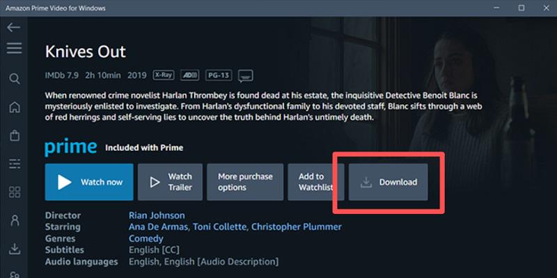 Download Rented Movies on Amazon Prime App