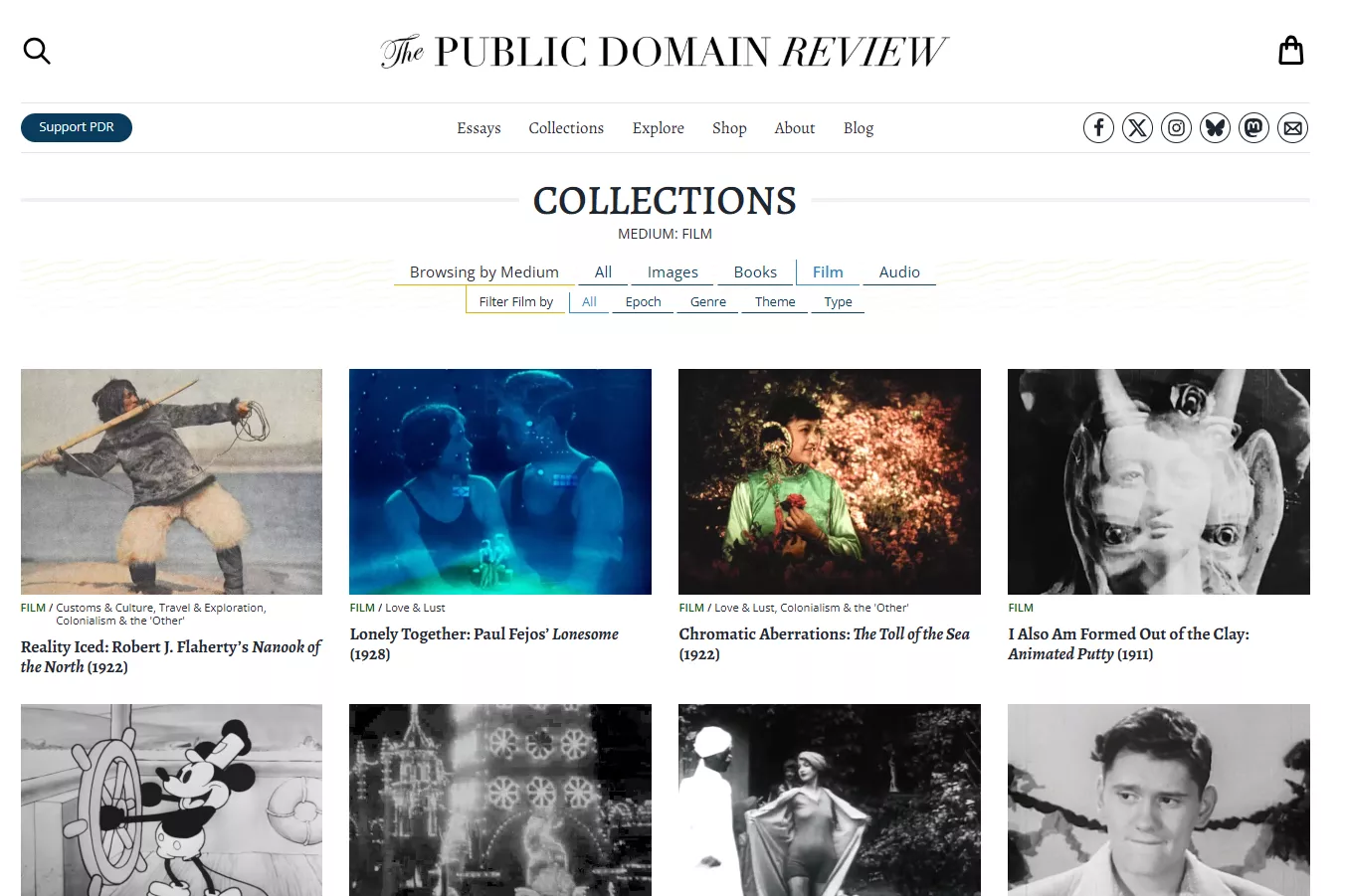Download MP4 Movies in The Public Domain Review