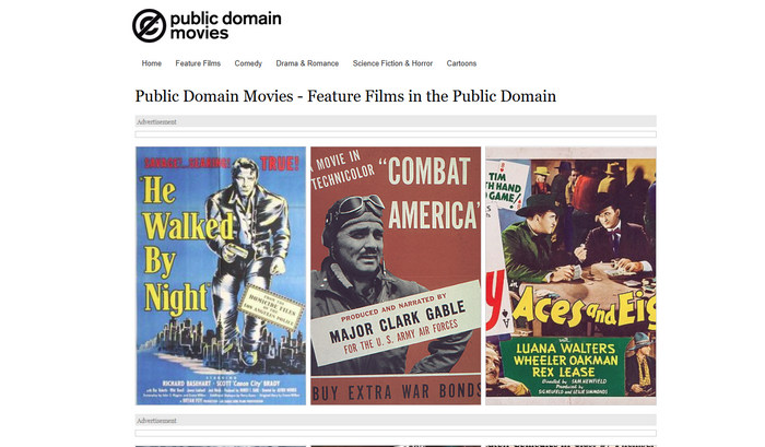 Download MP4 Movies in the PublicDomainMovie
