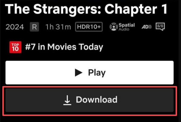 Download Netflix Movies on Phone