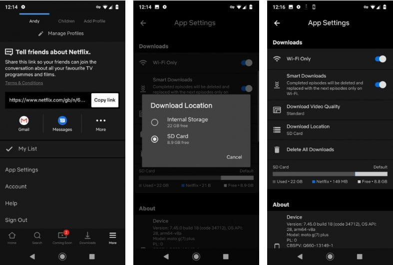 Download Netflix Video to SD Card on Android