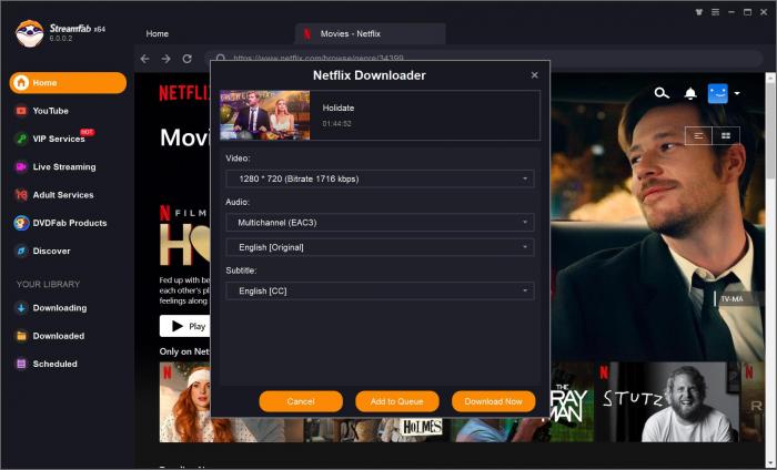 Download Netflix Videos in StreamFab