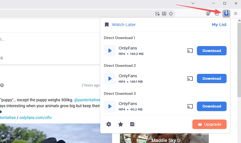 Download OnlyFans Videos via Video Downloader Plus