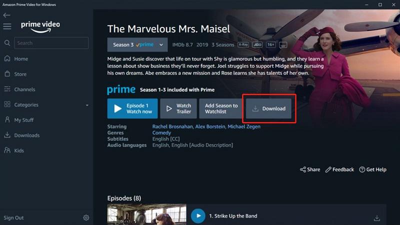 Download Amazon Prime Video with Official App