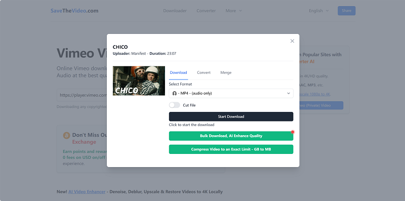 Download Private Vimeo Video with VimeGo