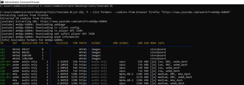 Download Long YouTube Videos for free on PC via YT-DLP