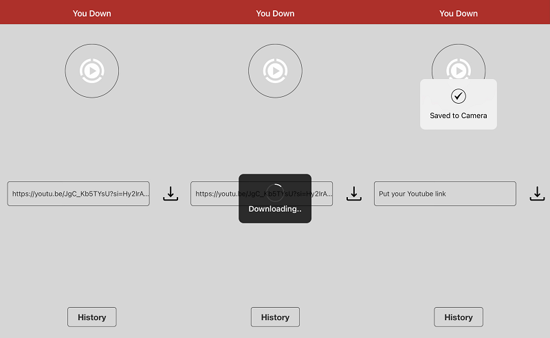 Download YouTube Videos via You Down App