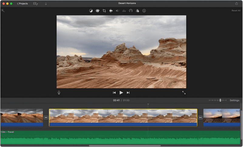 Trim YouTube Video with iMovie