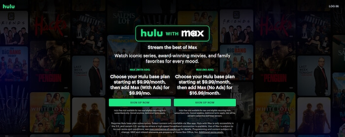 Get Hulu with Max Free Trial