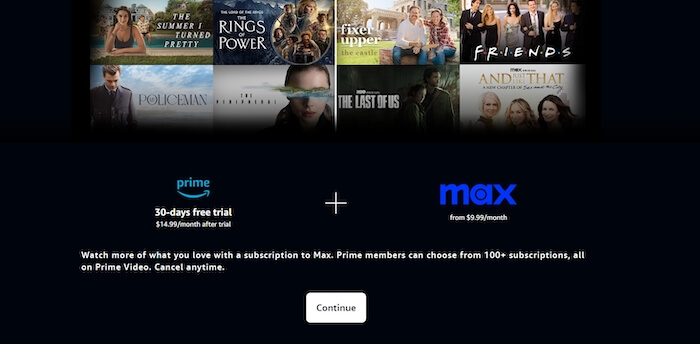 Get Max and Prime Video Bundle