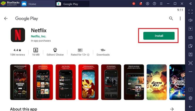 Get Netflix App on BlueStacks