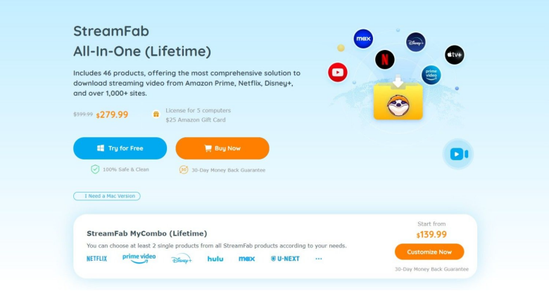 Download StreamFab All-In-One Downloader