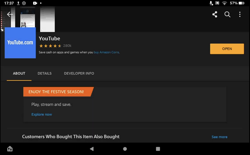 Install YouTube on Amazon Fire Tablet