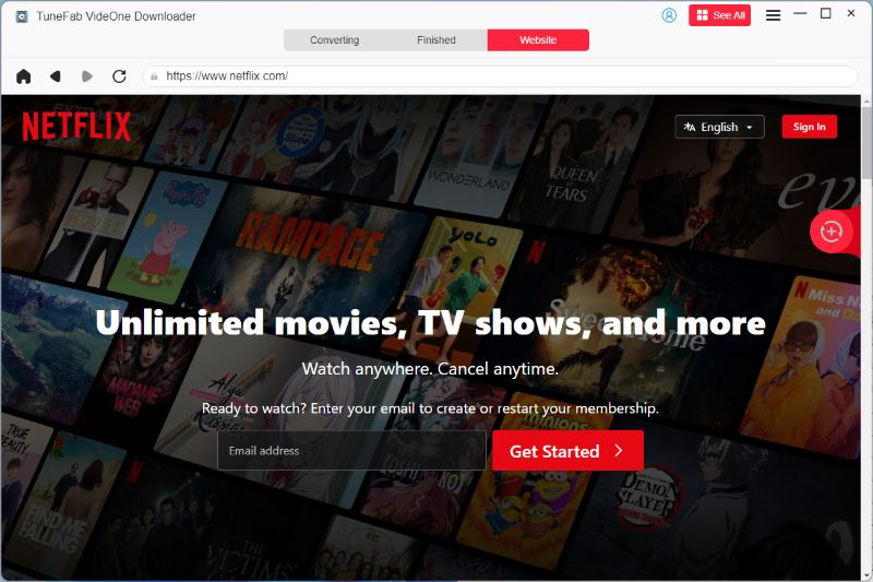 Launch Netflix Downloader