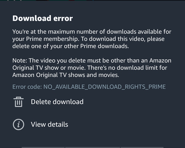 Amazon Prime Video Download Limit How to Remove It