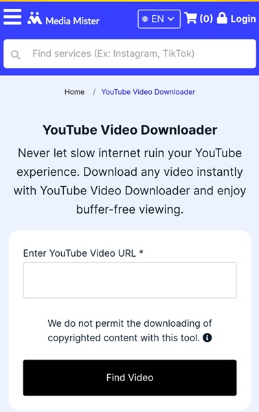 Media Mister YouTube Downloader