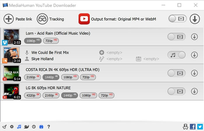 MediaHuman YouTube Downloader