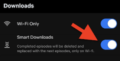 Disable Netflix Smart Downloads Feature