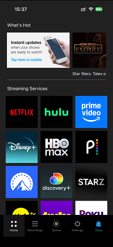 Choose Amazon Prime Video on PlayOn Cloud