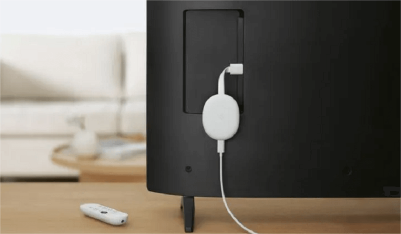Plug Chromecast into TV