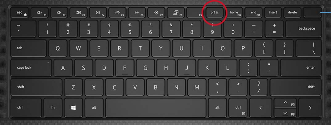 Press Keys to Take A Screenshot on Windows