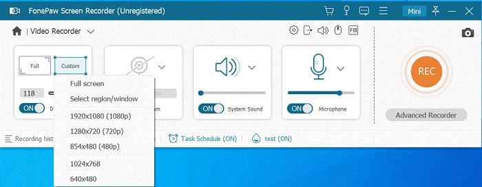 Record Amazon Video with FonePaw Screen Recorder