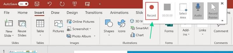 Recording YouTube Videos in PowerPoint