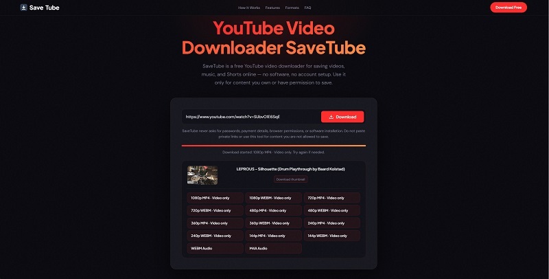 Download YouTube Blocked Videos Online for Free