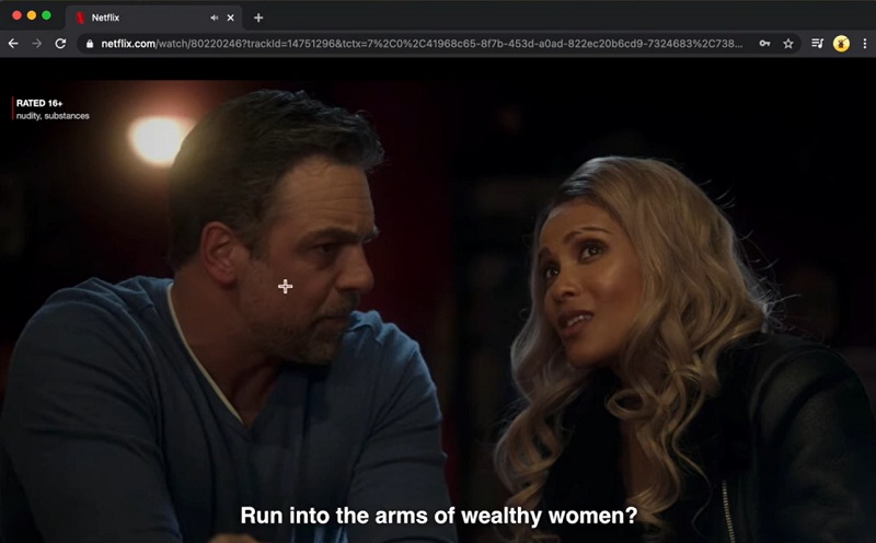 Screenshot Netflix on Mac