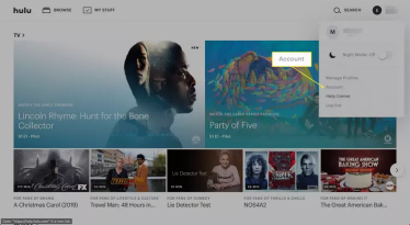 Select Hulu Account