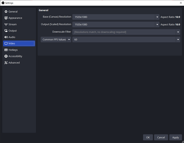 Set Up Output Settings on OBS