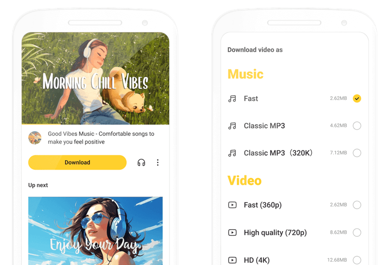 Snaptube App Interface