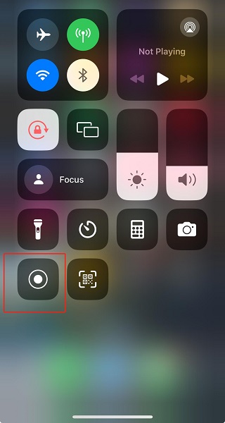 Start Screen Recording on iPhone