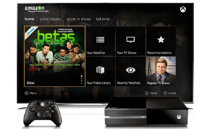 Watch Amazon Prime on TV via Game Console