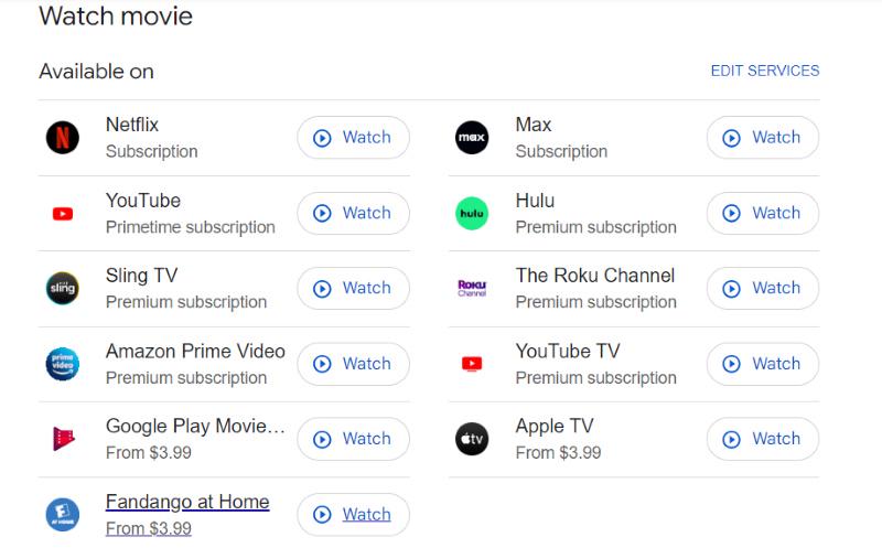 Streaming Platforms for Dune Part Two Playback