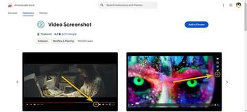 Video Screenshot Chrome Extension