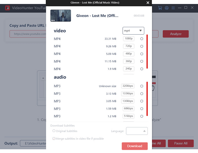 VideoHunter YouTube Downloader on Mac