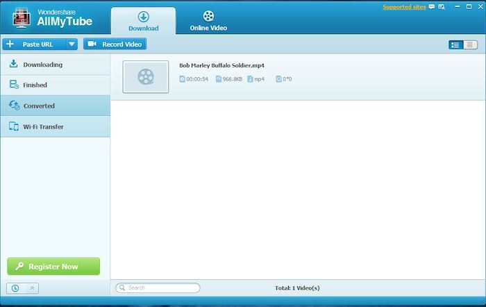 Wondershare Free YouTube Downloader for Mac