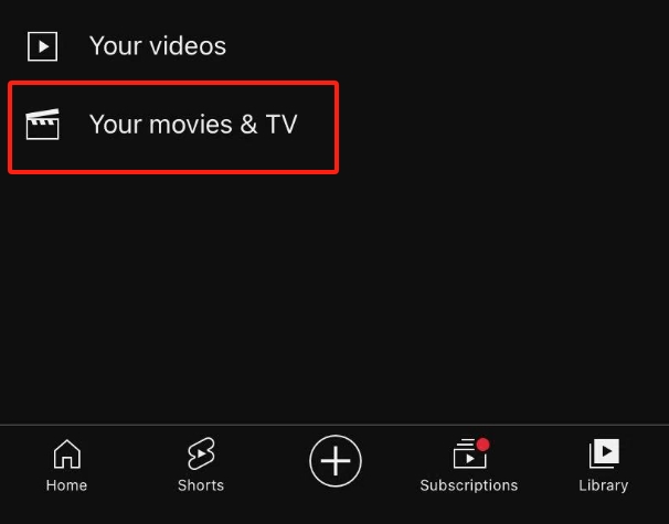 Find Rented & Purchased Movies on YouTube