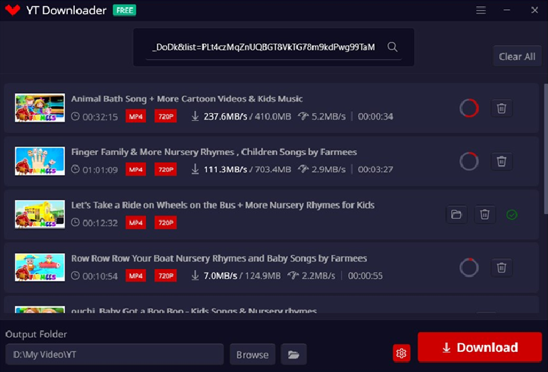 YT Downloader Downloading Video